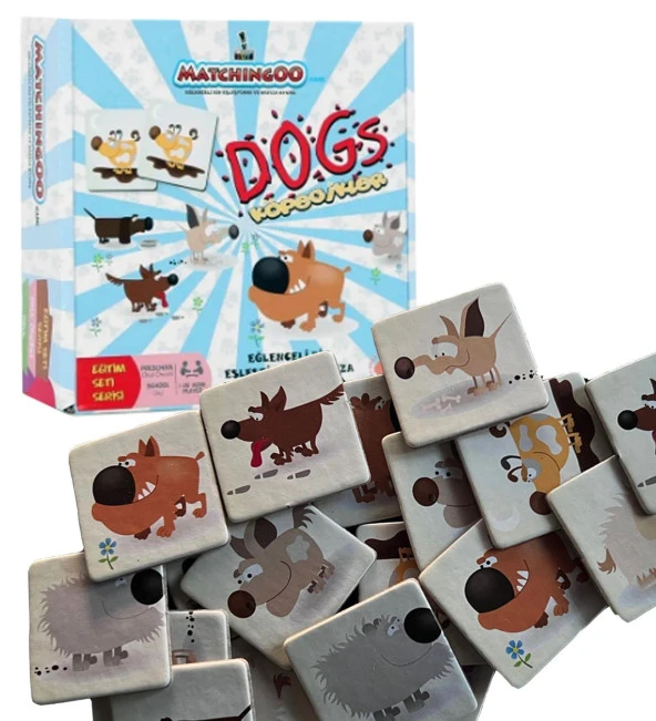 Matchingoo Eşleştirme Ve Hafıza Kartları : Köpekcikler - 4