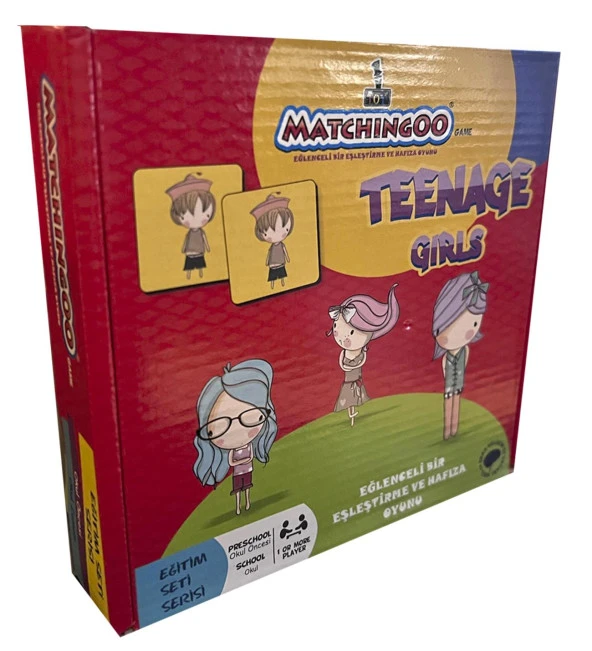 Matchingoo Eşleştirme Ve Hafıza Kartları: Teenage Girls - 2