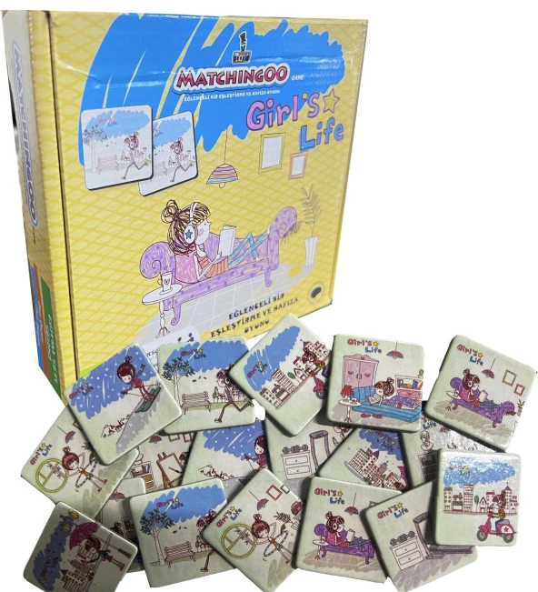 Matchingoo Eşleştirme Ve Hafıza Kartları: Girls Life