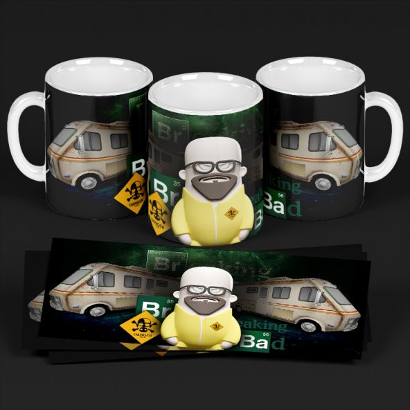 Breaking Bad 3D Baskılı Özel Tasarım Kupa Bardak WWhite -Doğum Günü Hediye Kahve Bardağı