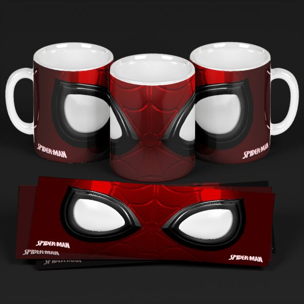 Spiderman 3D Baskılı Özel Tasarım Kupa Bardak Spider-Man  -Doğum Günü Hediye Kahve Bardağı - 1