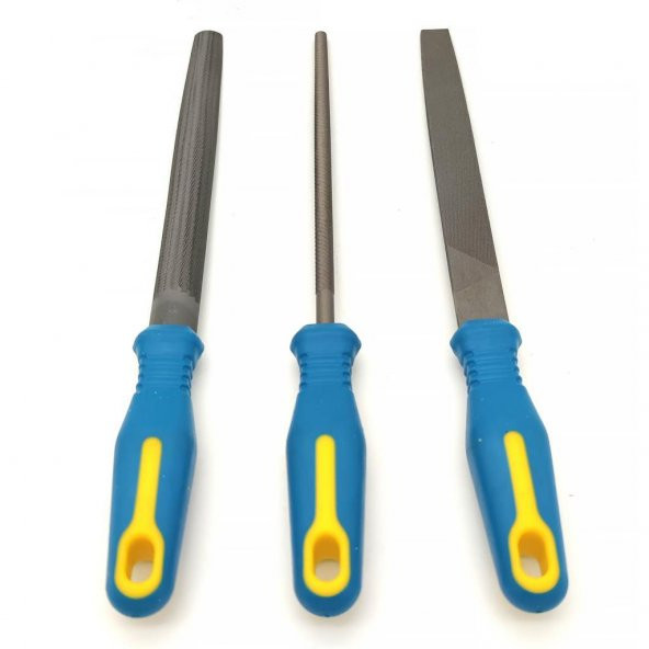 PLD Saplı Eğe Takımı 3 Parça 200mm 8" - 3