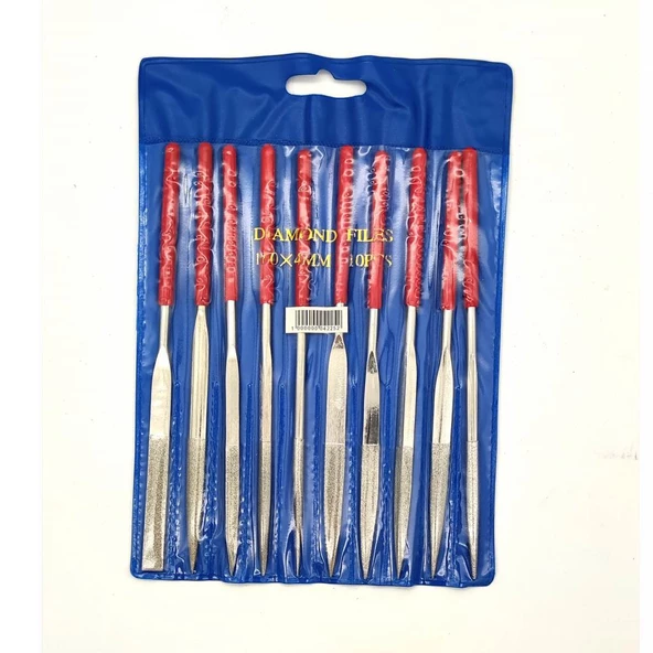 PLD Elmas Eğe Takımı 10 Parça 160mm