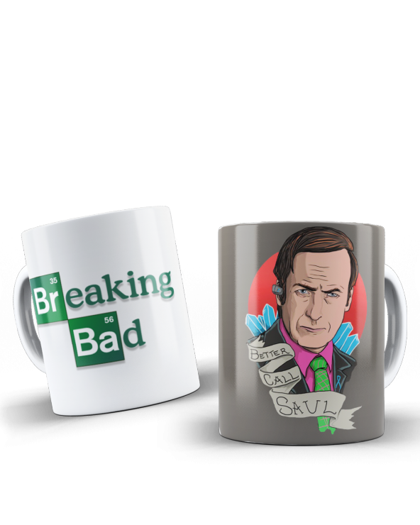 Breaking Bad Better Call Saul Özel Tasarım Çift Taraf Baskılı Kupa Bardak Hediye Kahve Bardağı