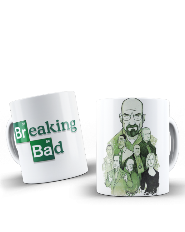 Breaking Bad Temalı Özel Tasarım Baskılı Kupa Bardak 001