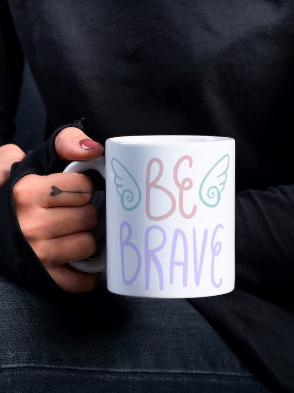 Motivasyon Temalı Özel Tasarım Baskılı Kupa Bardak Hediye Çay-Kahve Bardağı