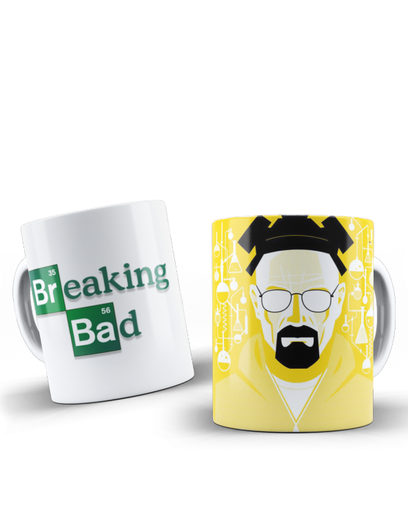 Breaking Bad Temalı Özel Tasarım Baskılı Kupa Bardak 001