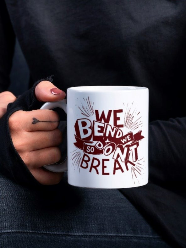 Motivasyon Temalı Özel Tasarım Baskılı Kupa Bardak Hediye Çay-Kahve Bardağı - 1