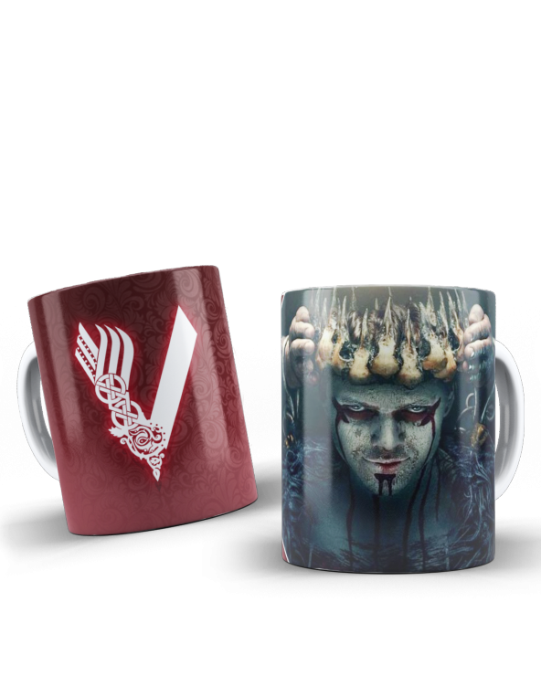 Vikings Temalı Özel Tasarım Baskılı Kupa Bardak 001 ürün görseli 1