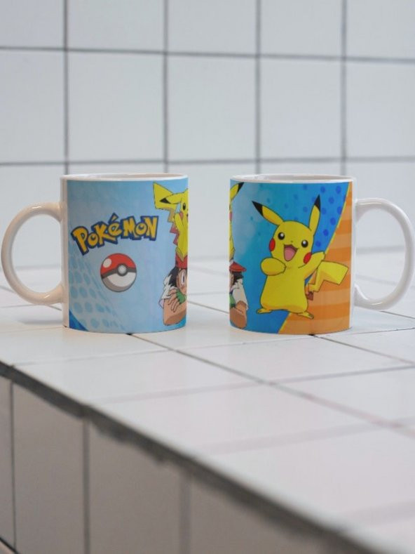 Anime Pokemon Özel Tasarım Baskılı Kupa Bardak Hediye Kupa Bardak Çay-Kahve Bardağı - 2