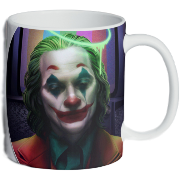 Joker Temalı Özel Tasarım Baskılı Kupa Bardak 001