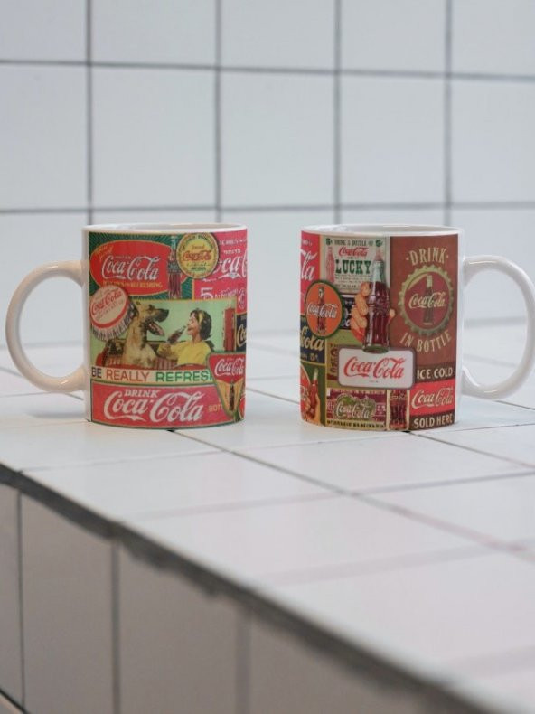 Retro Vintage Eski Zamanlar Özel Tasarım Baskılı Kupa Bardak-Çay Kahve Bardağı Hediye