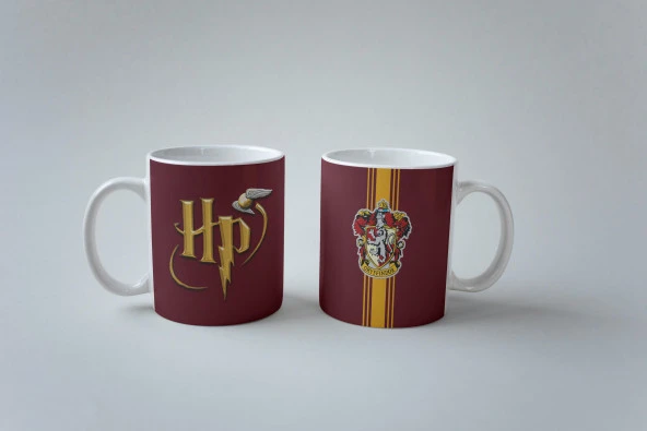 Harry Potter Temalı Özel Tasarım Baskılı Kupa Bardak 002 - Resim 2
