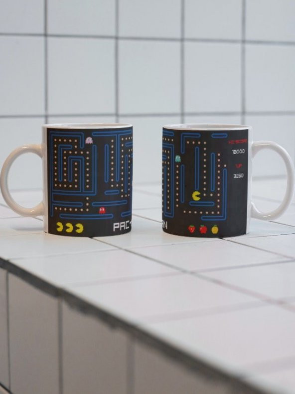 Atari Oyunları Nostalji Oyunlar Özel Tasarım Baskılı Kupa Bardak-Çay Kahve Bardağı Hediye