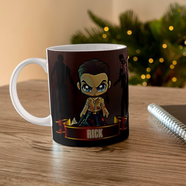 The Walking Dead Temalı Özel Tasarım Baskılı Kupa Bardak 001 - 1
