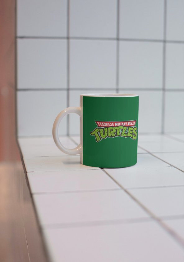 Ninja Kaplumbağalar Ninja Turtles Özel Tasarım Baskılı Kupa Bardak-Kahve Bardağı Hediye - 2