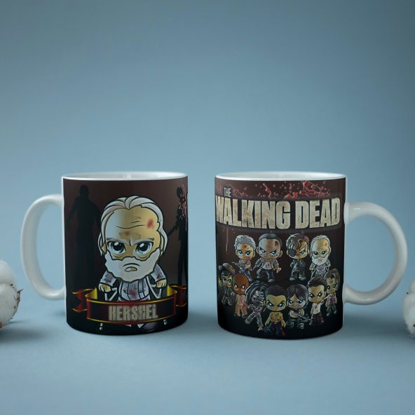 The Walking Dead Temalı Özel Tasarım Baskılı Kupa Bardak 001 - 3