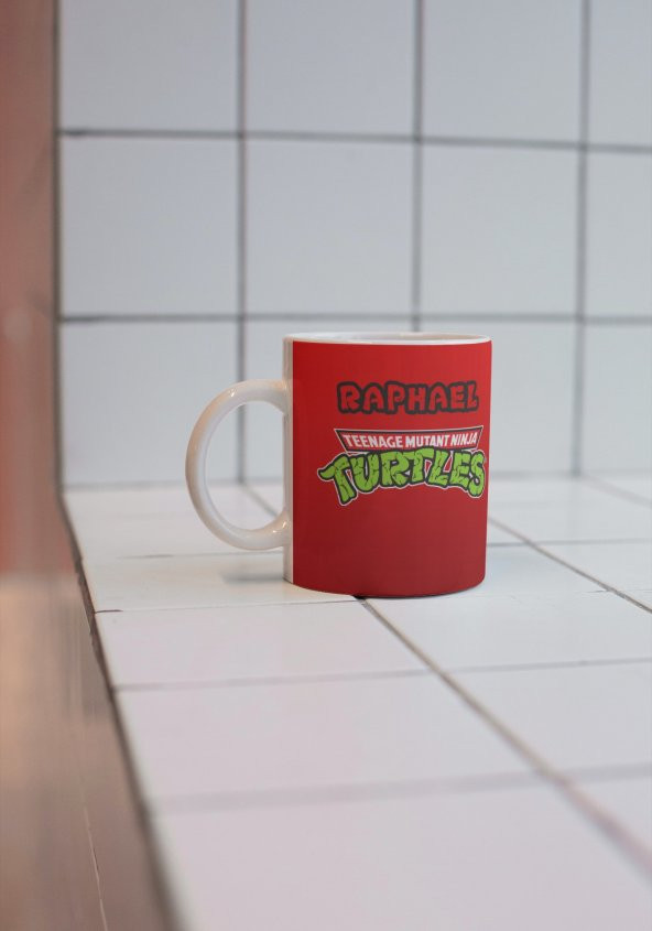 Ninja Kaplumbağalar Ninja Turtles Özel Tasarım Baskılı Kupa Bardak-Kahve Bardağı Hediye - 3