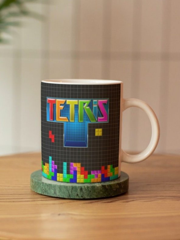 Atari Oyunları Nostalji Oyunlar Özel Tasarım Baskılı Kupa Bardak-Çay Kahve Bardağı Hediye - 2