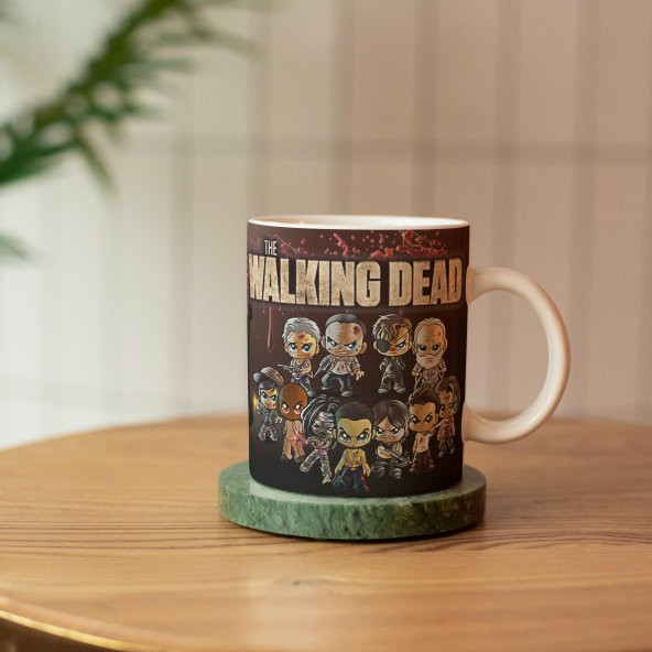 The Walking Dead Temalı Özel Tasarım Baskılı Kupa Bardak 001 - 2