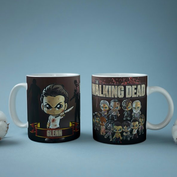 The Walking Dead Temalı Özel Tasarım Baskılı Kupa Bardak 001 - 3