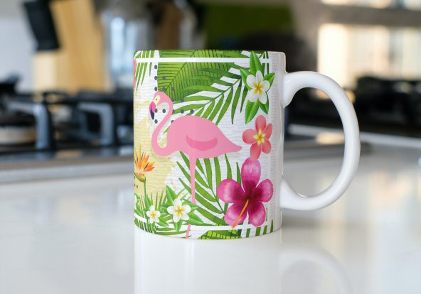 Yaz Temalı Özel Tasarım Baskılı Kupa Bardak 001 ürün görseli