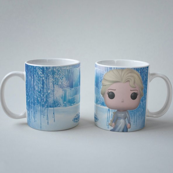 Frozen Temalı Özel Tasarım Baskılı Kupa Bardak 001 - Resim 2