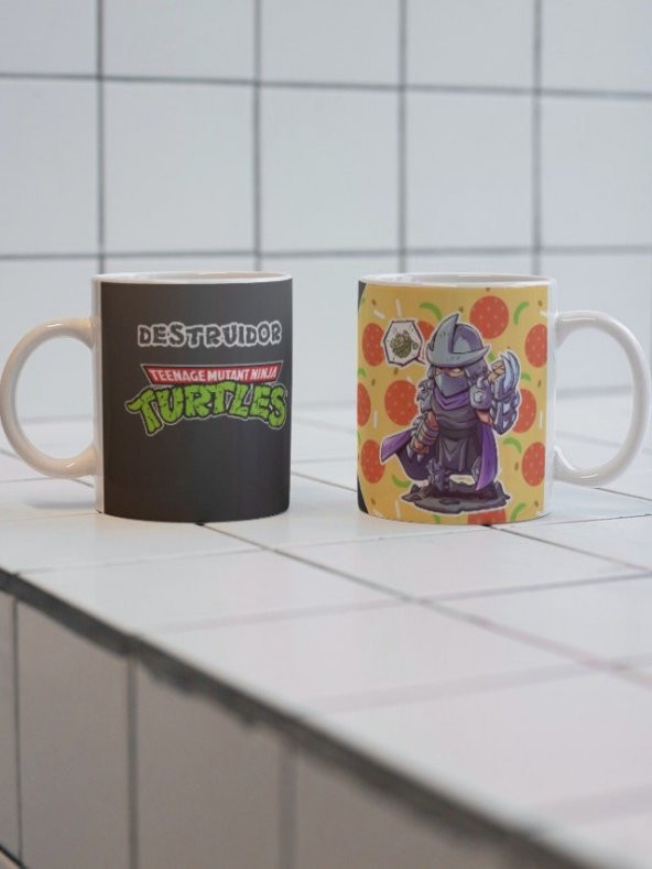 Ninja Kaplumbağalar Ninja Turtles Özel Tasarım Baskılı Kupa Bardak-Kahve Bardağı Hediye