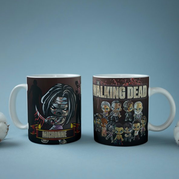 The Walking Dead Temalı Özel Tasarım Baskılı Kupa Bardak 001 - Resim 3