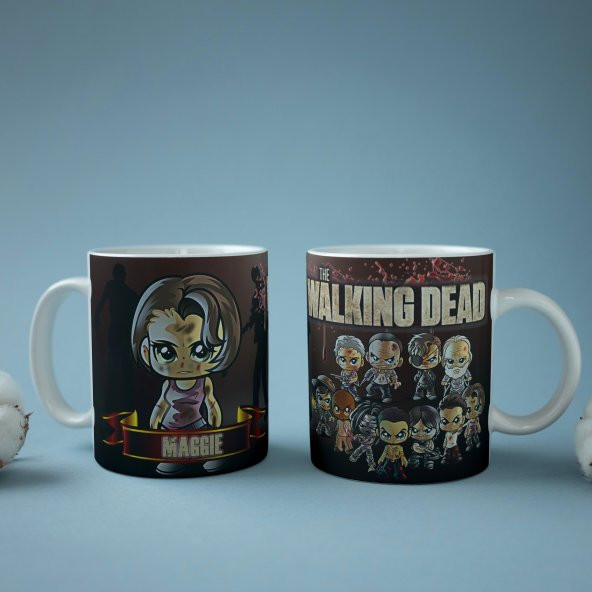 The Walking Dead Temalı Özel Tasarım Baskılı Kupa Bardak 001 - Resim 3