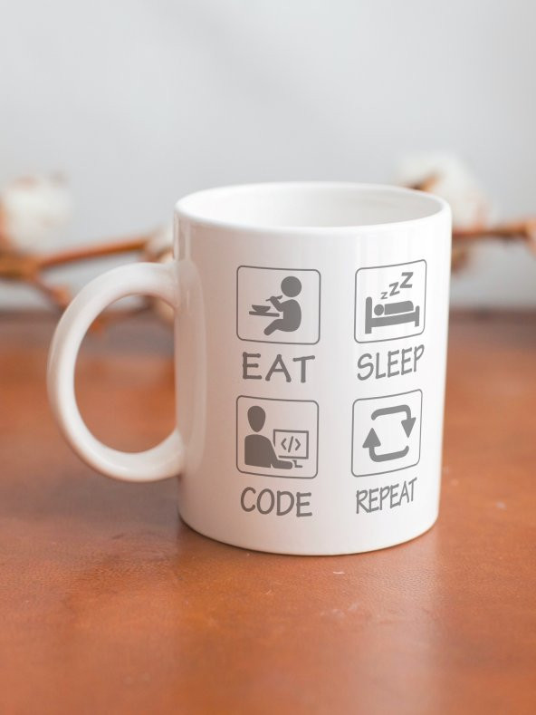 Yazılım/Bilgisayar Mühendisleri İçin Özel Tasarım Baskılı Kupa Bardak Meslek Kupası-Hediye - Resim 2