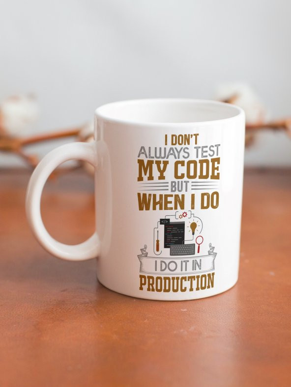 Yazılım/Bilgisayar Mühendisleri İçin Özel Tasarım Baskılı Kupa Bardak Meslek Kupası-Hediye - Resim 2