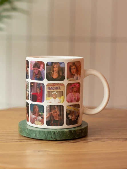 Friends Rachel Green Karma Özel Tasarım Sahneler Baskılı Kupa Bardak-Doğum Günü Hediye ürün görseli