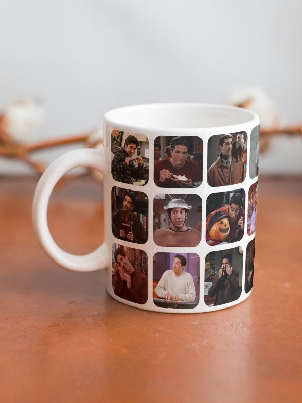 Friends Ross Geller Karma Özel Tasarım Sahneler Baskılı Kupa Bardak-Doğum Günü Hediye - 2