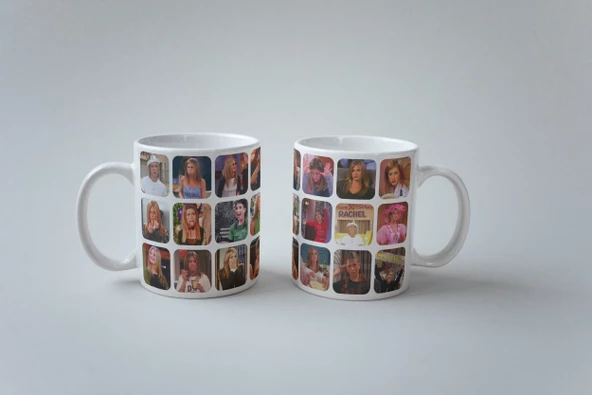 Friends Rachel Green Karma Özel Tasarım Sahneler Baskılı Kupa Bardak-Doğum Günü Hediye - Resim 3