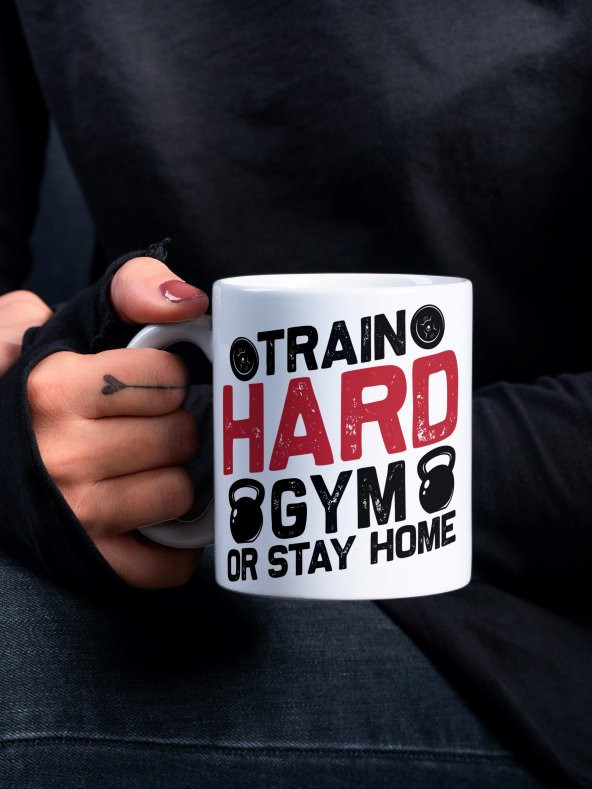 Gym Spor Temalı Özel Tasarım Baskılı Kupa Bardak- Vücut Geliştirme Motivasyon Hediye Kahve Bardağı