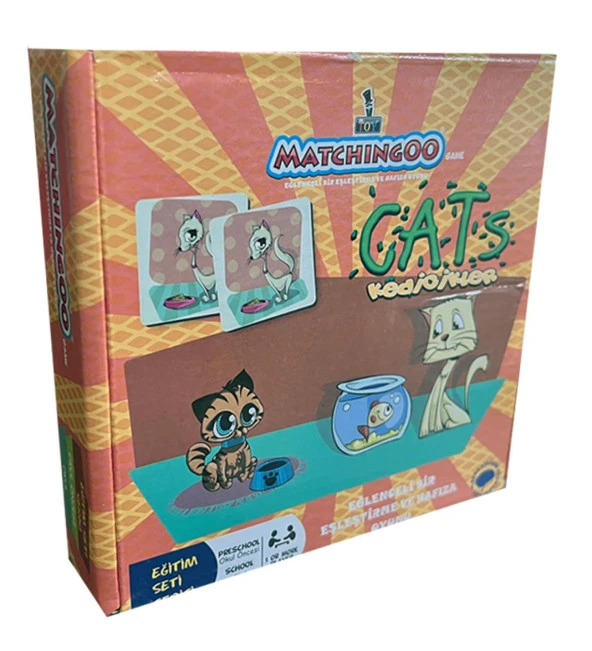 Matchingoo Eşleştirme Ve Hafıza Kartları: Cats - Kedicikler - 3