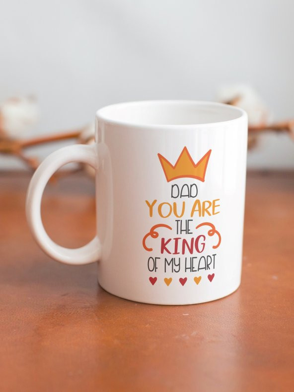 Baba Temalı Yazılı Özel Tasarım Baskılı Kupa Bardak Babalar Günü Hediye - Resim 2