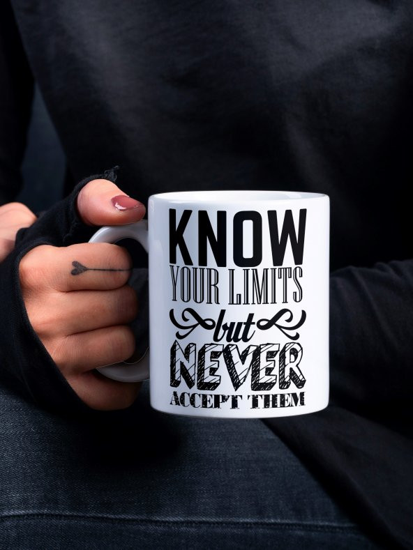 Motivasyon Özel Tasarım Baskılı Kupa Bardak Hediye Çay-Kahve Bardağı