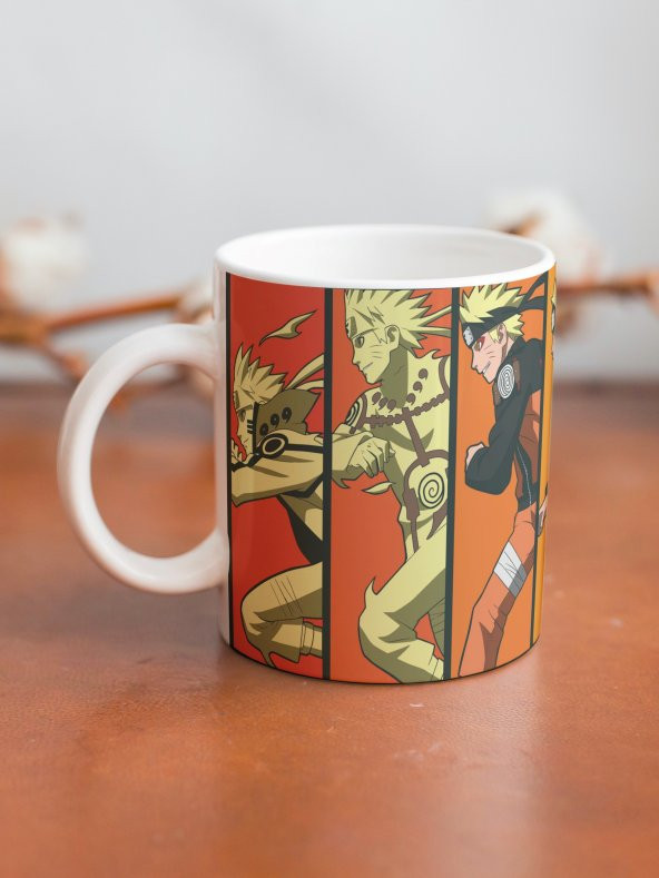 Anime Naruto Özel Tasarım Baskılı Kupa Bardak Hediye Kupa Bardak Çay-Kahve Bardağı - 2