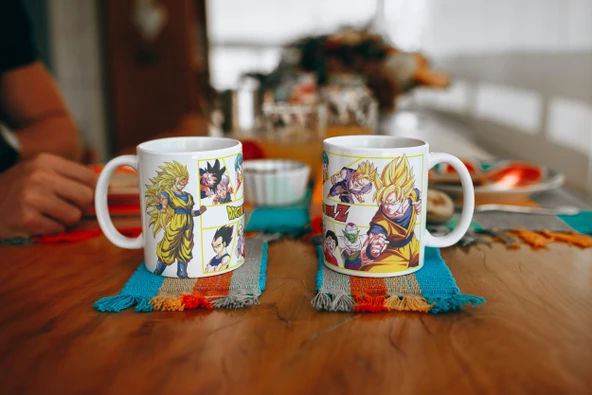 Anime Dragon Ball Özel Tasarım Baskılı Kupa Bardak Hediye Kahve Bardağı Hediye Kupa Bardak - 3