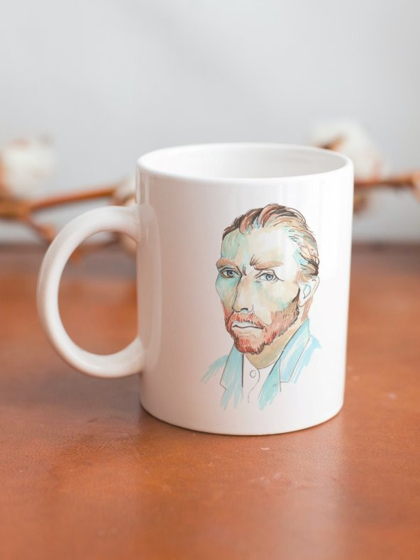 Van Gogh Özel Tasarım Baskılı Kupa Bardak- Hediye Kahve Bardağı - 2