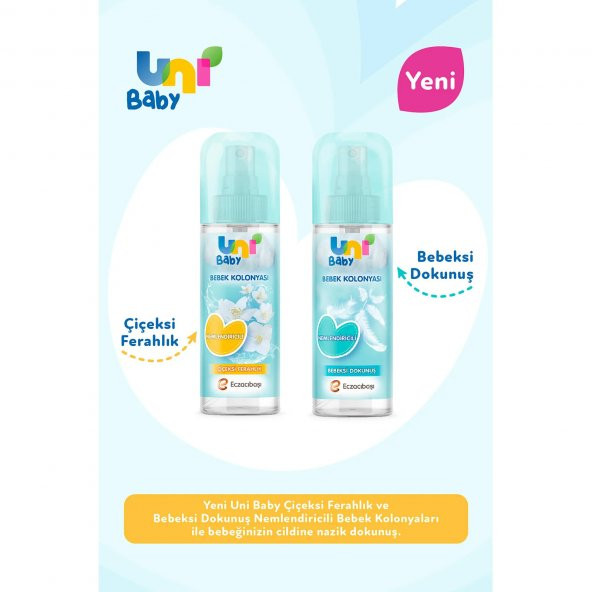 Uni Baby Bebek Kolonyası Çiçeksi Ferahlık 150 ml - 2