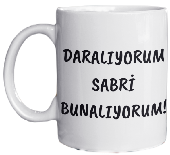 Kolpaçino Replik Yazılı Özel Tasarım Baskılı Kupa Bardak 001 ürün görseli 1