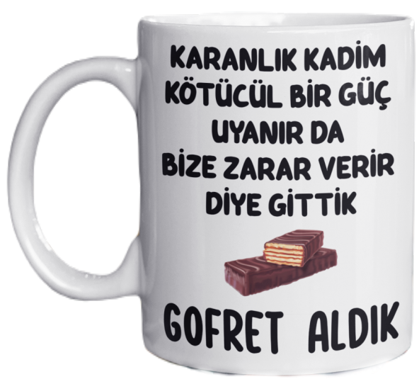 Gibi Dizi Replik Baskılı Kupa Bardak Özel Sublimasyon Baskı Gibi Yılmaz