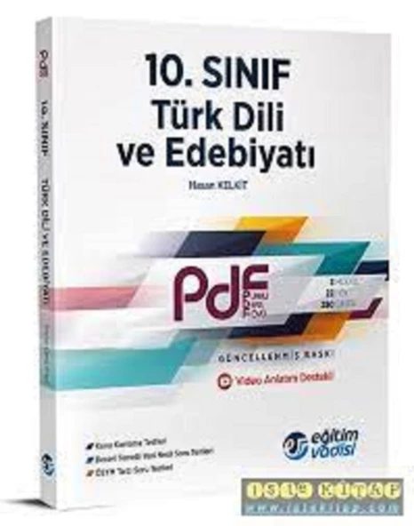 EĞİTİM VADİSİ 10.SINIF PDF TÜRK DİLİ VE EDEBİYATI  ( PLANLI DERS FÖYÜ )