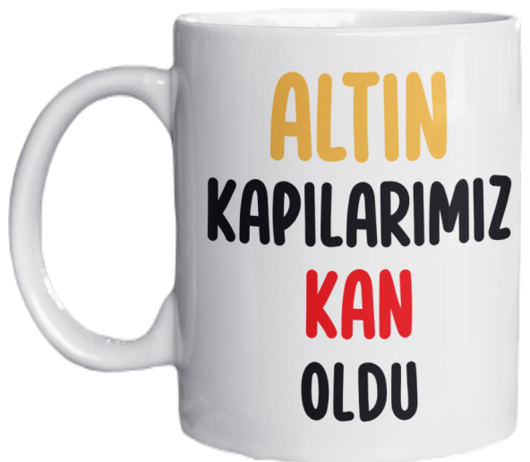 Kolpaçino Replik Yazılı Özel Tasarım Baskılı Kupa Bardak 001 - 1