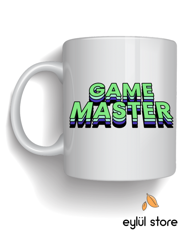 Gamer-Oyuncu Temalı Özel Tasarım Baskılı Kupa Bardak Gamer Kupa Bardak Kahve Bardağı