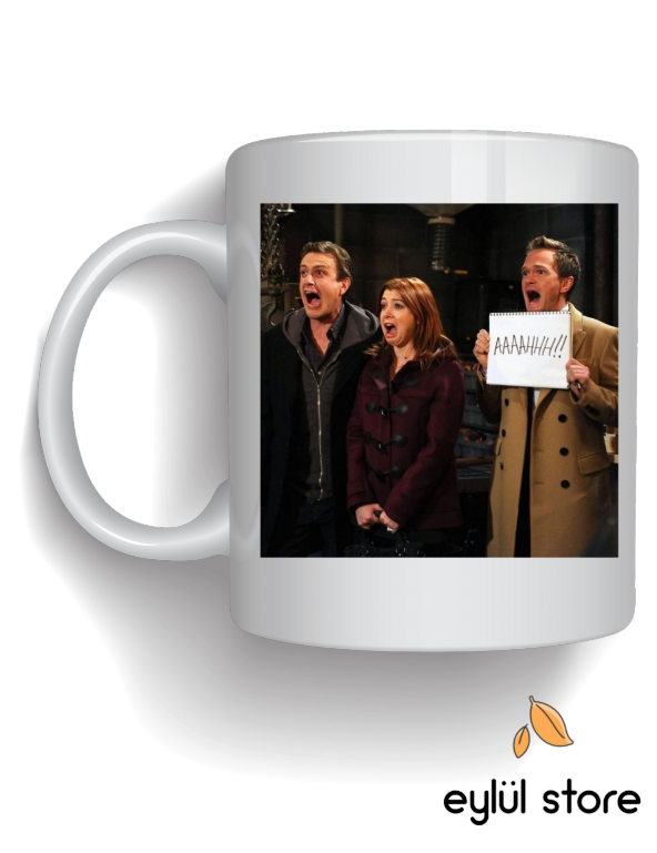 How I Met Your Mother Temalı Özel Tasarım Baskılı Kupa Bardak 001 Barney Stinson