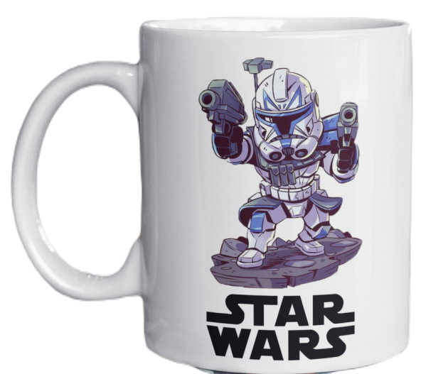 Star Wars Temalı Özel Tasarım Baskılı Kupa Bardak 002